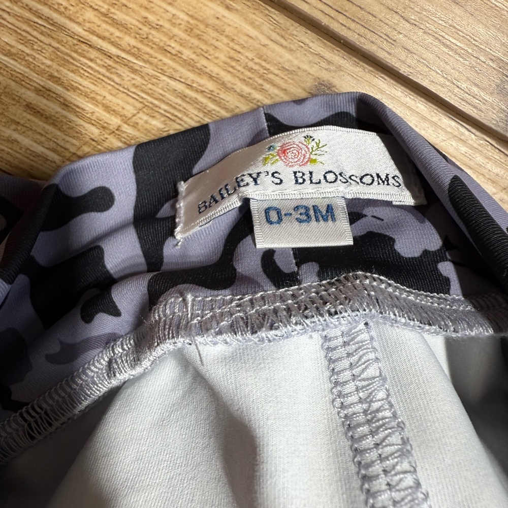 Bailey’s Blossoms | Baby Girl Camo Shorts | 0-3M - Picture 2 of 2